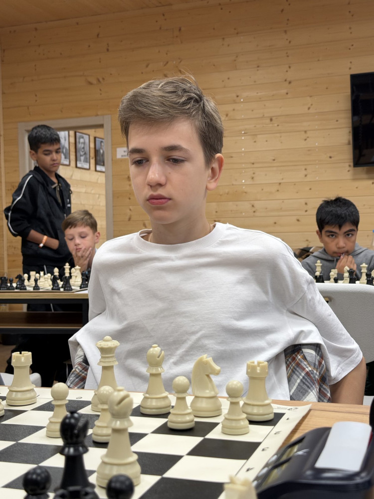 Ivan Dronov at the 20th Asian Schools Chess Championships