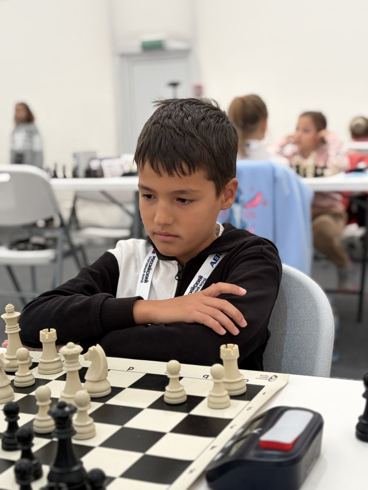 Aleksandr Marmylev at the 20th Asian Schools Chess Championships