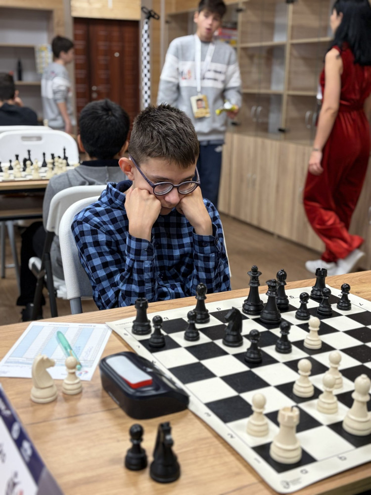 Miroslav Melnichuk at the 20th Asian Schools Chess Championships