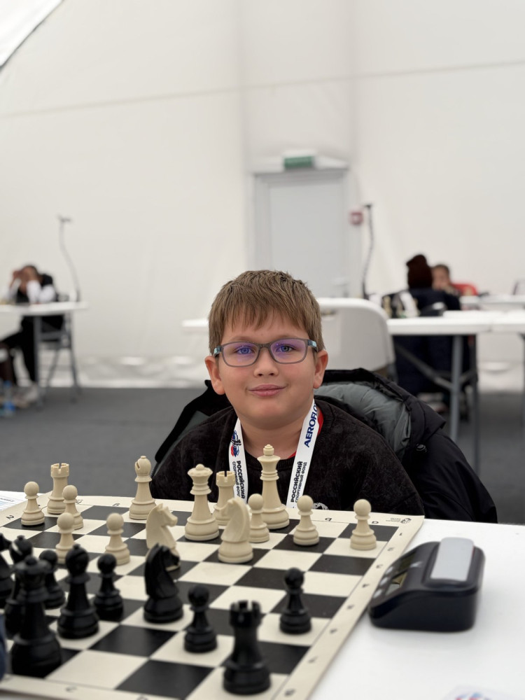 Miron Nesterov at the 20th Asian Schools Chess Championships