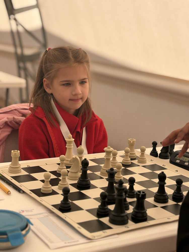 Sofia Skripnik at the 20th Asian Schools Chess Championships