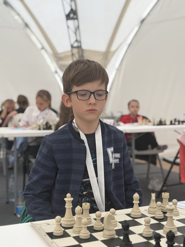 Andrey Savenkov at the 20th Asian Schools Chess Championships