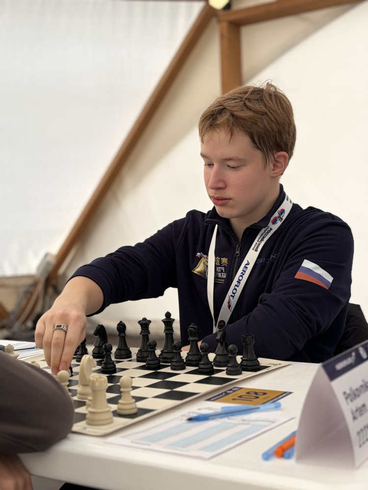 Aleksey Prokhorov at the 20th Asian Schools Chess Championships